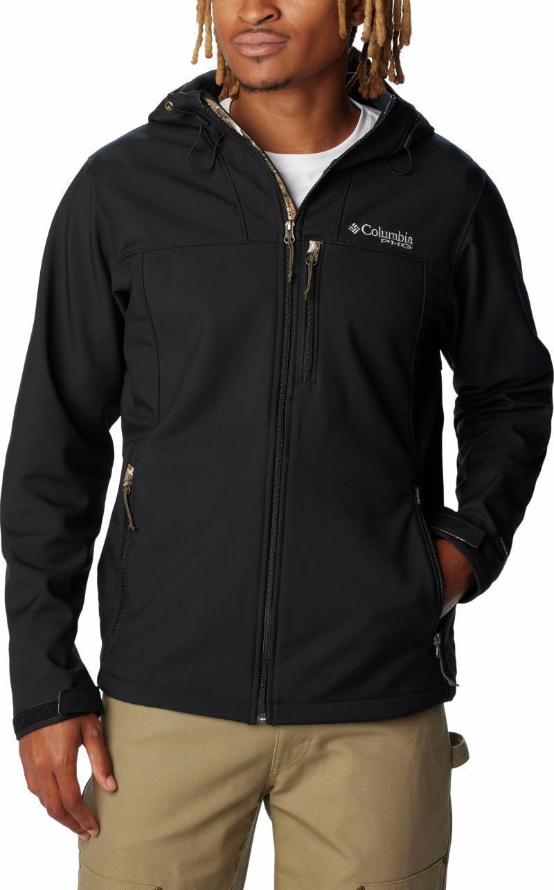 PHG Ascender Softshell Hooded Jacket - Mens - Black / Realtree Edge 1