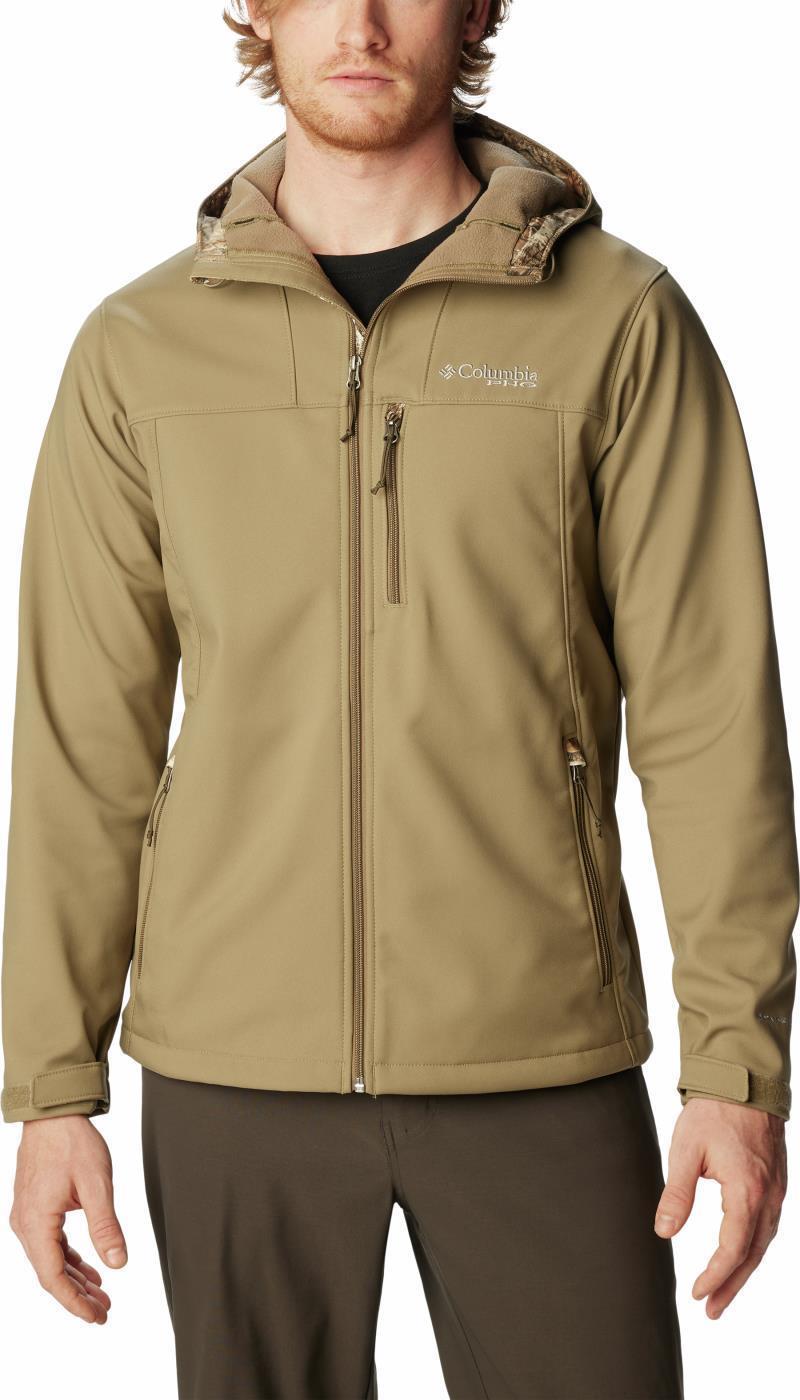 PHG Ascender Softshell Hooded Jacket - Mens - Flax / Realtree Edge 1