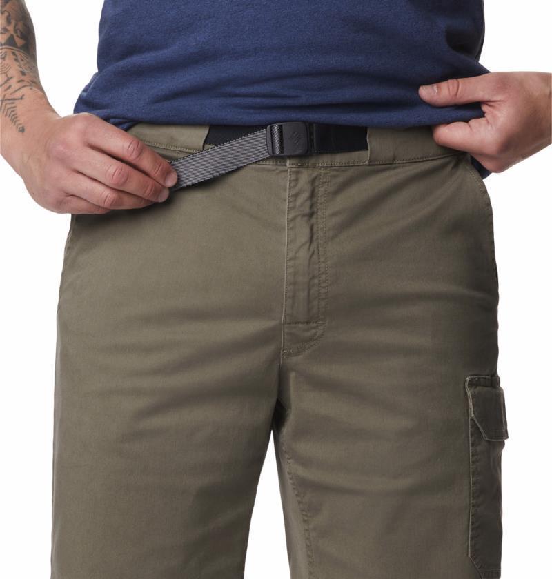 Pacific Ridge Belted Utility Shorts, 8" Inseam - Mens - Stone Green 3