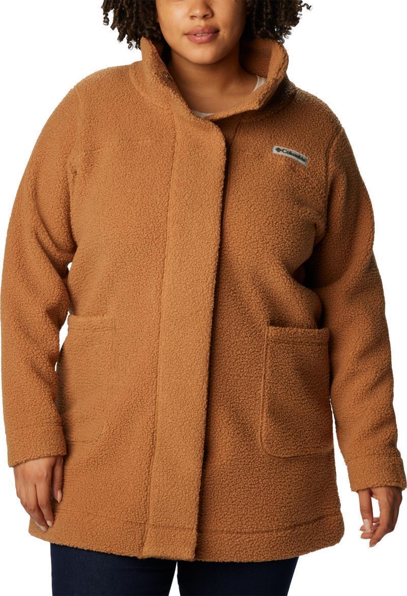 Panorama Long Jacket - Plus - Womens - Camel Brown 1