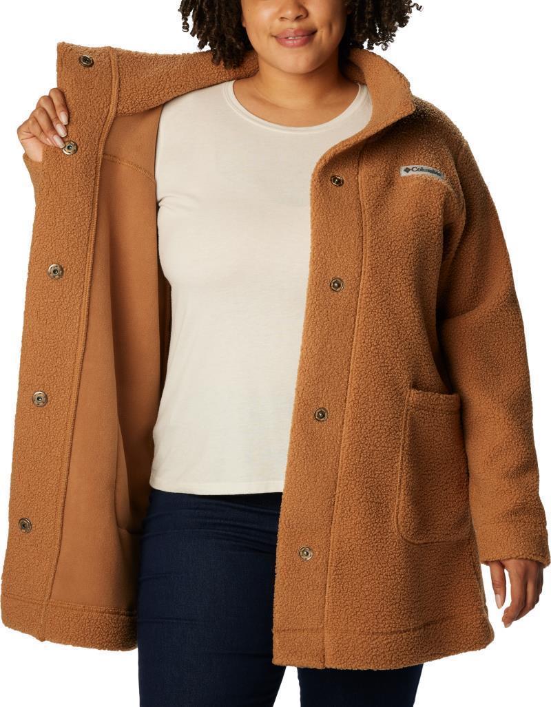 Panorama Long Jacket - Plus - Womens - Camel Brown 4