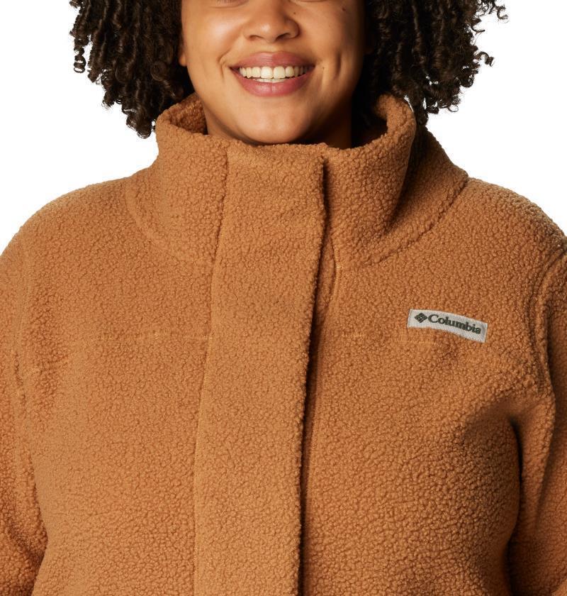 Panorama Long Jacket - Plus - Womens - Camel Brown 6
