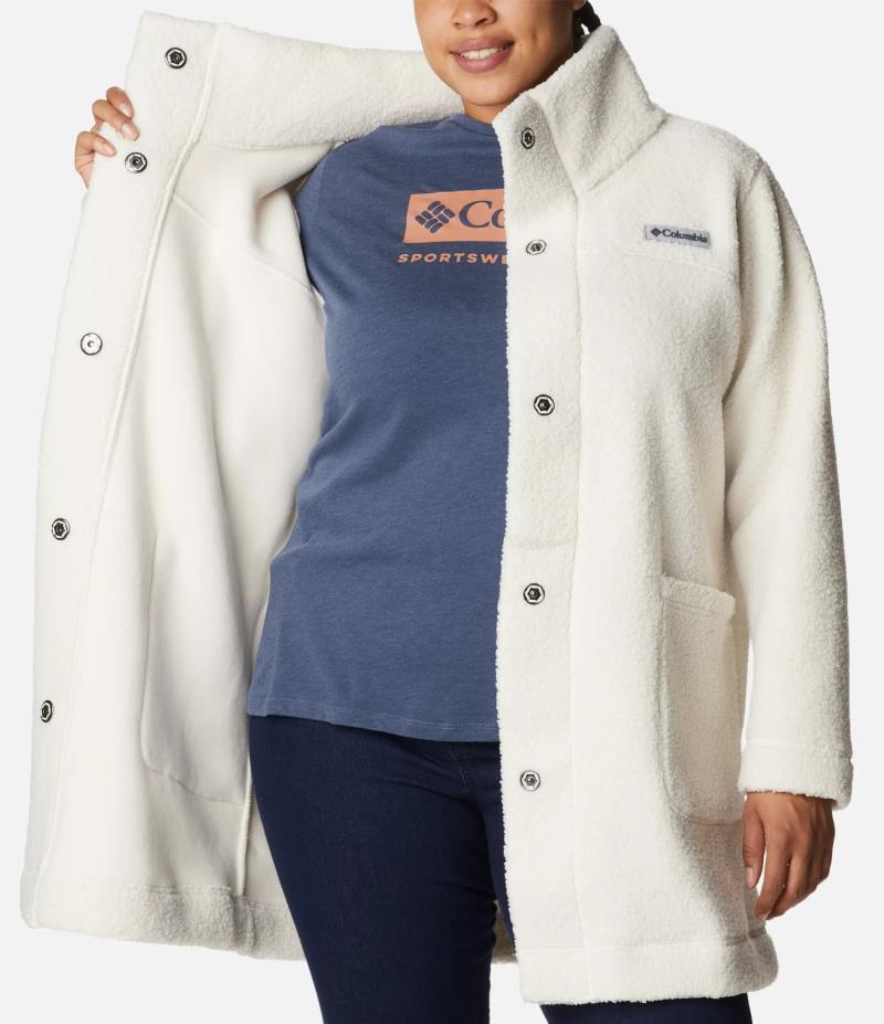 Panorama Long Jacket - Plus - Womens - Chalk 3