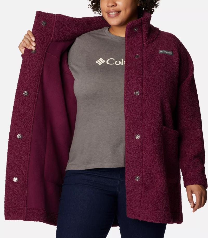 Panorama Long Jacket - Plus - Womens - Marionberry 5