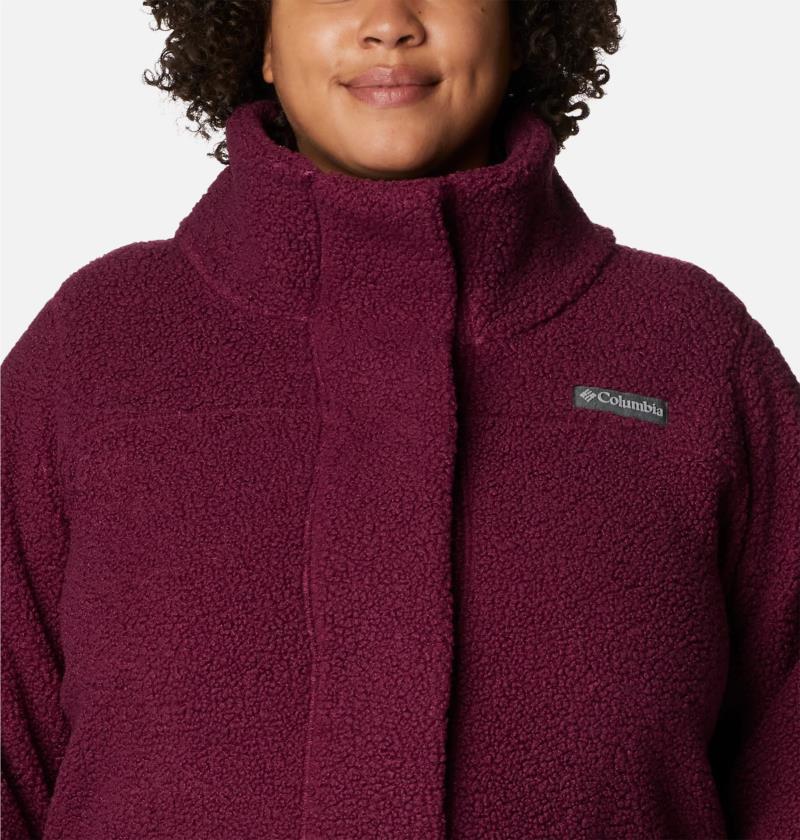 Panorama Long Jacket - Plus - Womens - Marionberry 6
