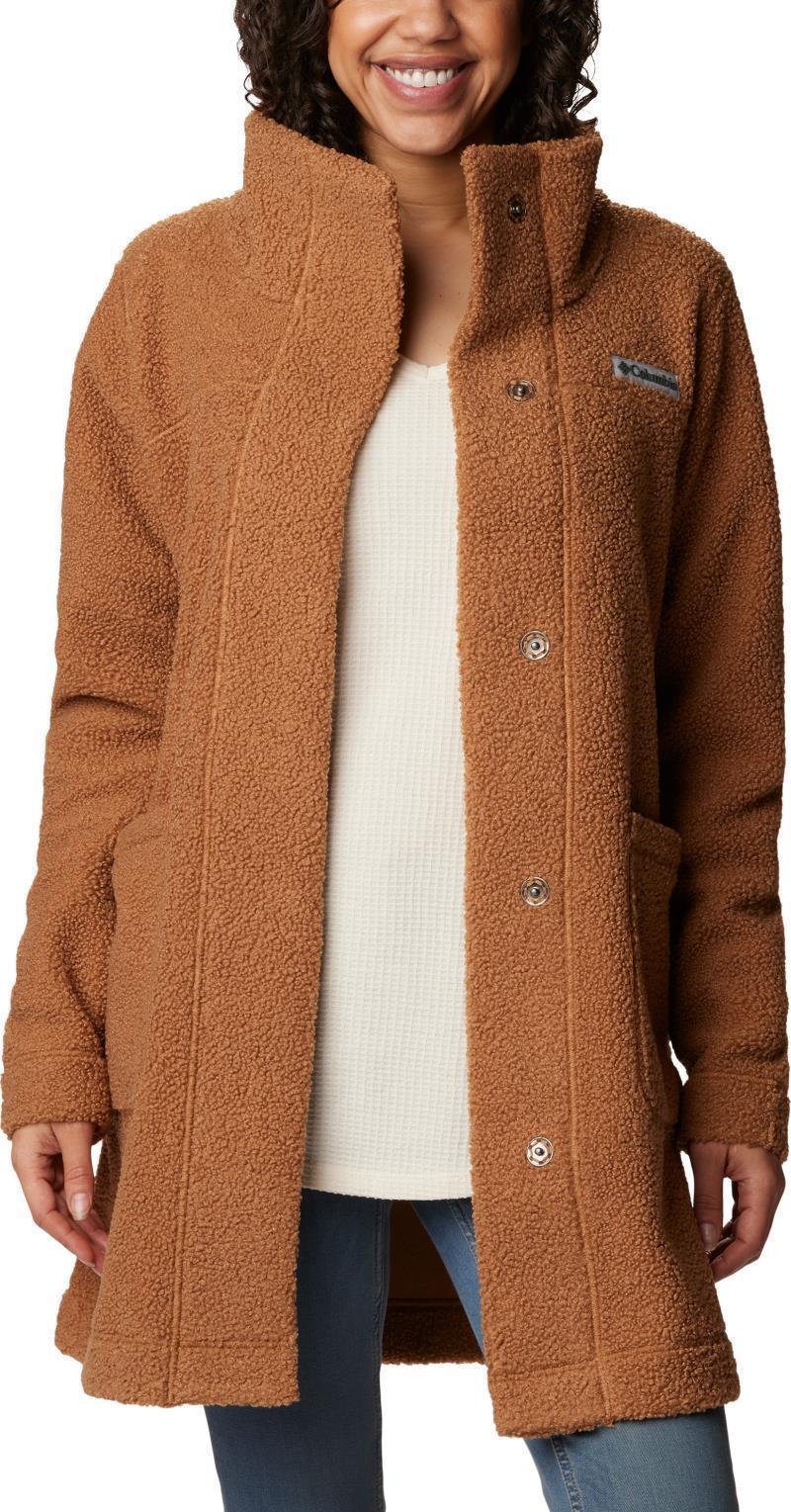 Panorama Long Jacket - Womens - Camel Brown 3