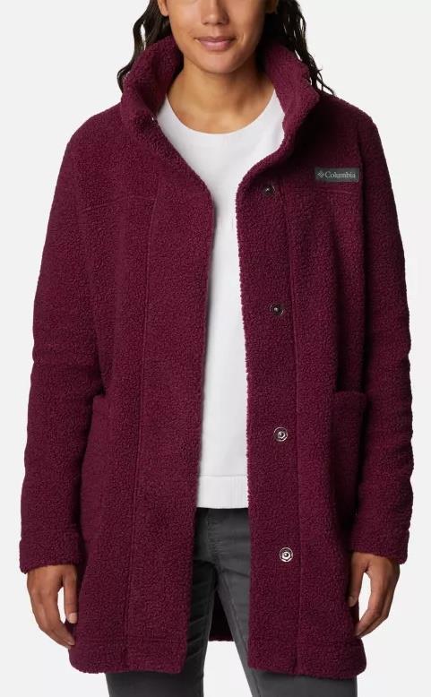 Panorama Long Jacket - Womens - Marionberry 2