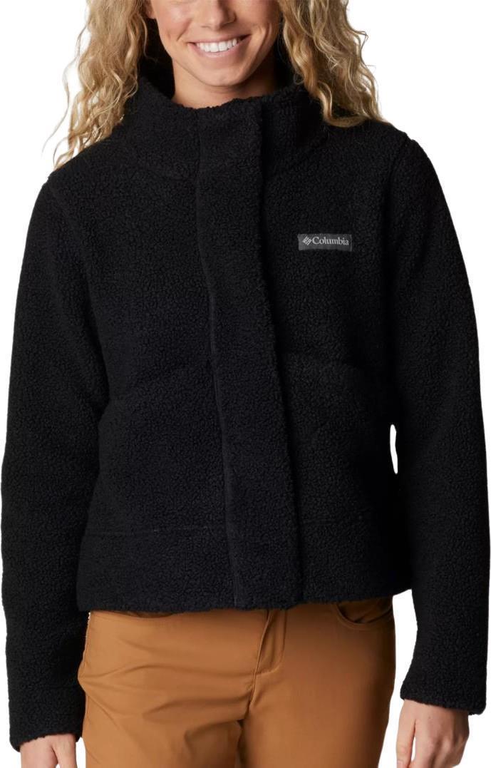 Panorama Snap Fleece Jacket - Womens - Black 1