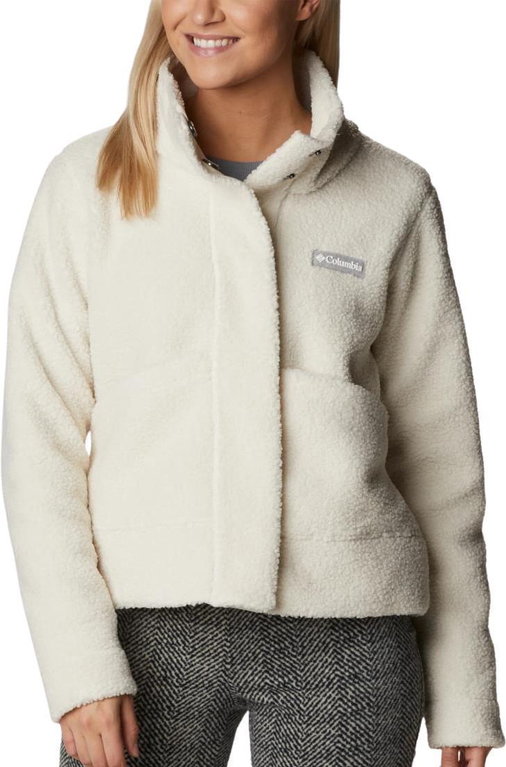 Panorama Snap Fleece Jacket - Womens - Chalk 1