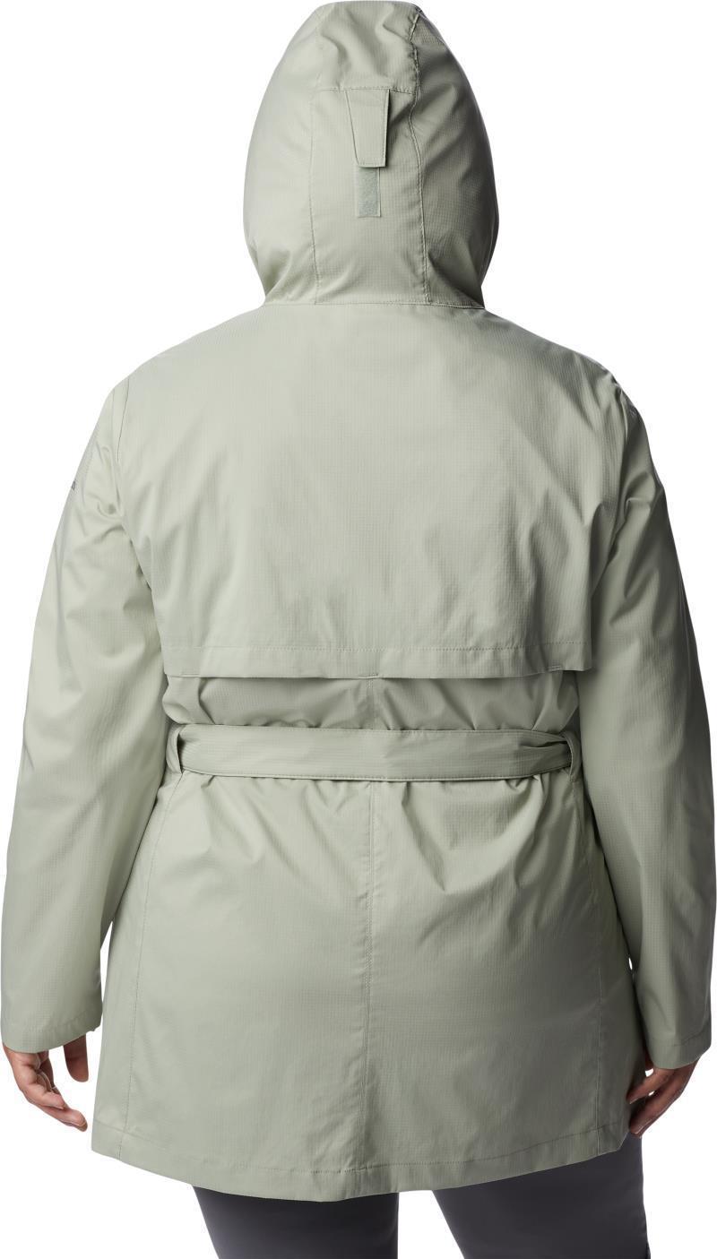 Pardon My Trench Rain Jacket - Plus - Womens - Safari 3