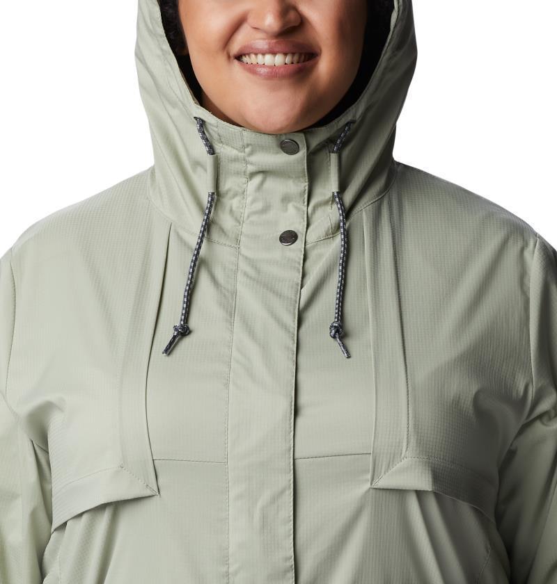 Pardon My Trench Rain Jacket - Plus - Womens - Safari 6