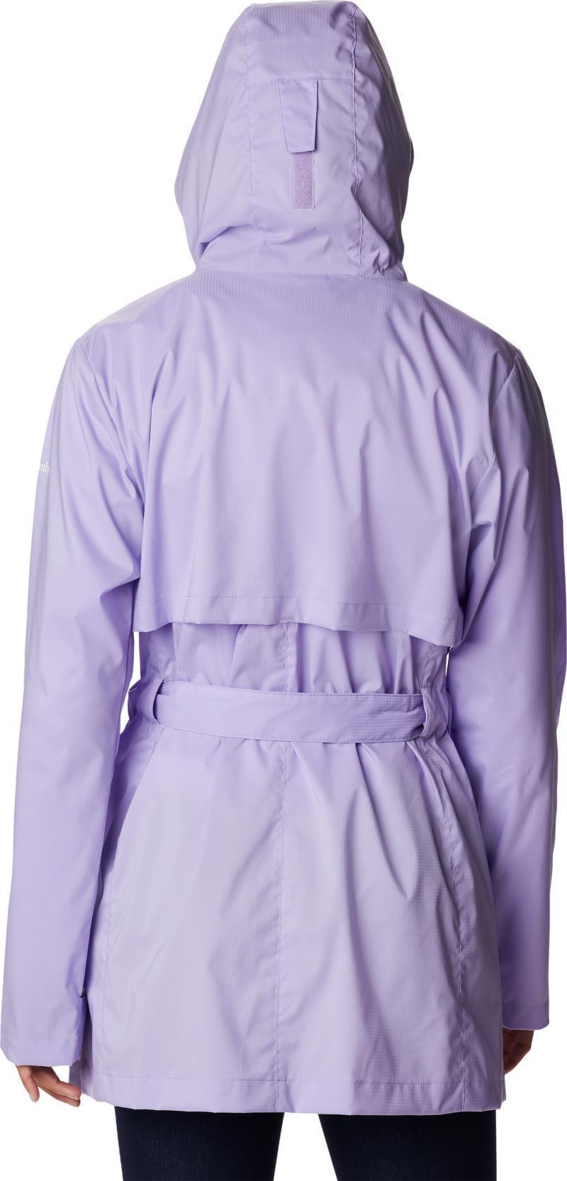 Pardon My Trench Rain Jacket - Womens - Frosted Purple 2