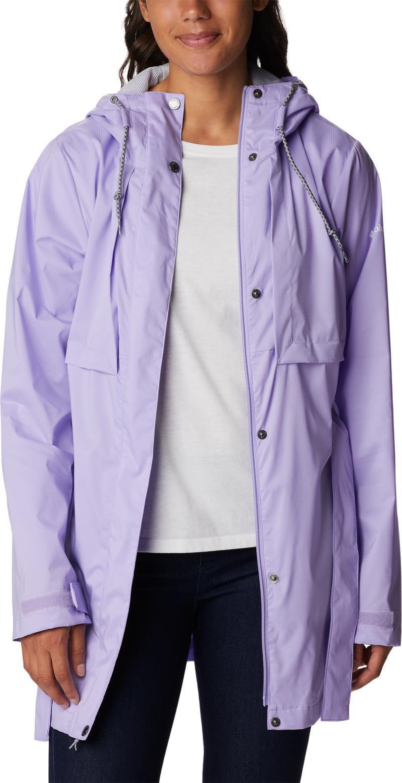 Pardon My Trench Rain Jacket - Womens - Frosted Purple 4