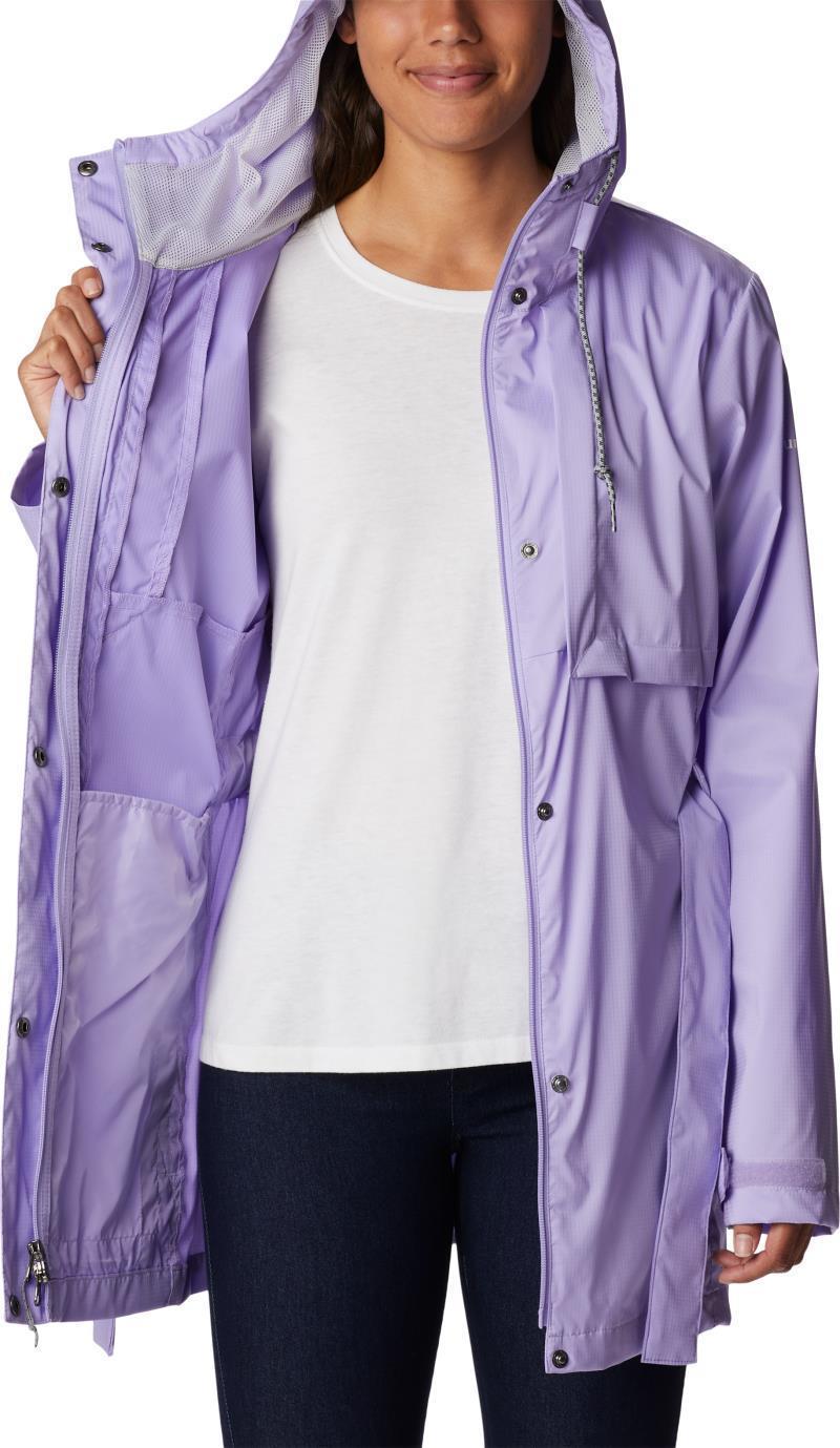 Pardon My Trench Rain Jacket - Womens - Frosted Purple 5