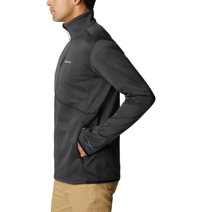 Park View Fleece Full Zip - Mens - Black Heather 4