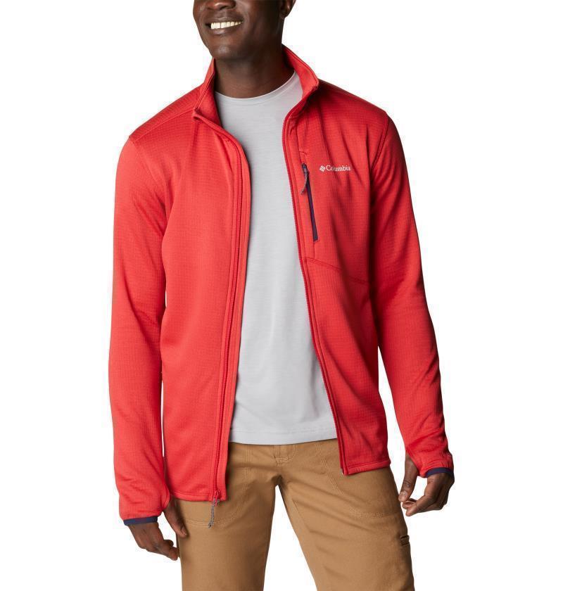 Park View Fleece Full Zip - Mens - Mountain Red Heather 4