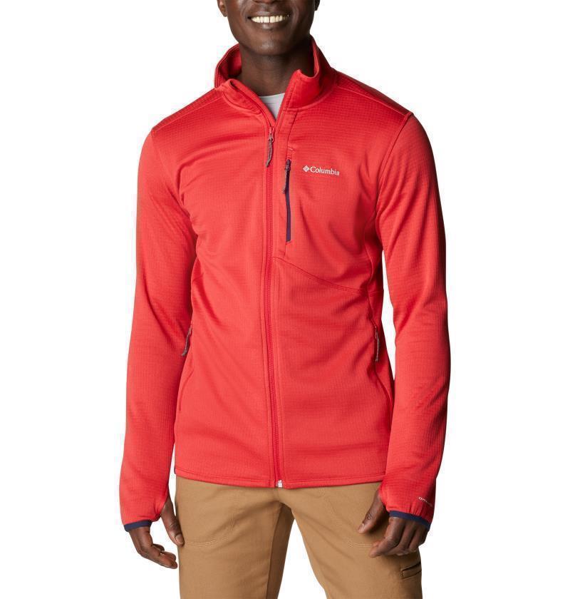 Park View Fleece Full Zip - Mens - Mountain Red Heather 1