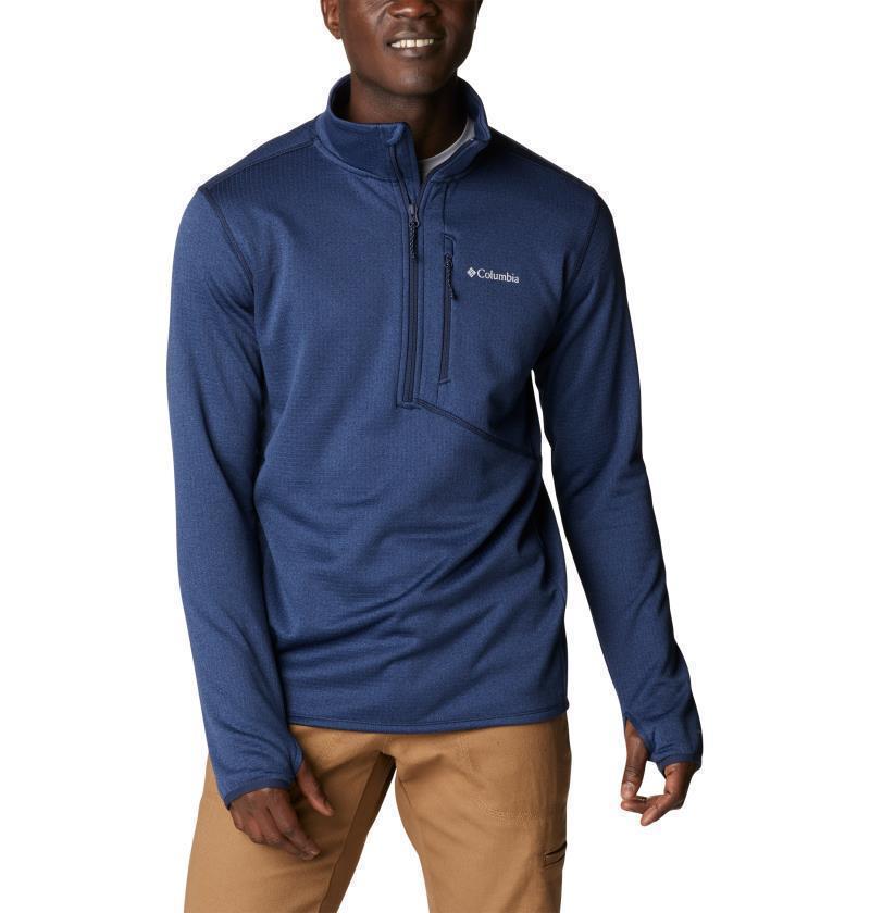 Park View Fleece Half Zip - Mens - Collegiate Navy Heather 1