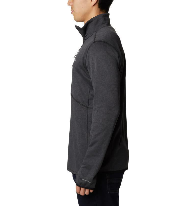 Park View Fleece Half Zip - Tall - Mens - Black Heather 3