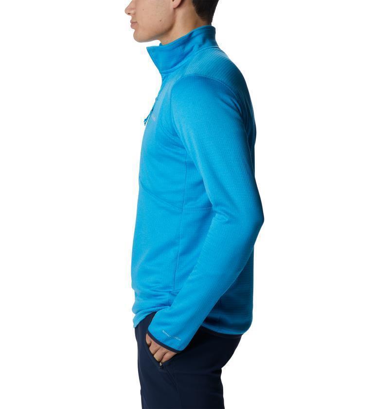 Park View Fleece Half Zip - Tall - Mens - Compass Blue Heather 3