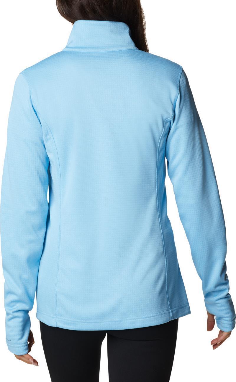 Park View Grid Fleece Full Zip - Womens - Vista Blue Heather 2
