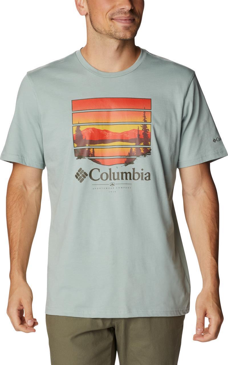 Path Lake Graphic Tee II - Mens - Niagara / Colorful Vista Graphic 1