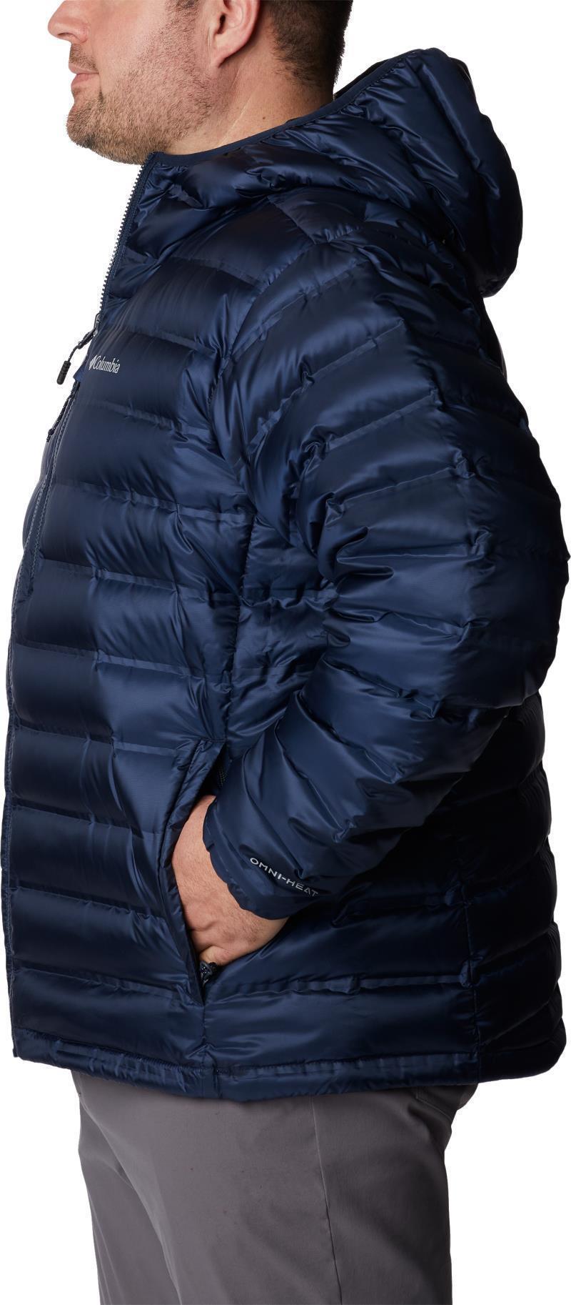 Pebble Peak Down Hooded Jacket - Big - Mens - Collegiate Navy 5