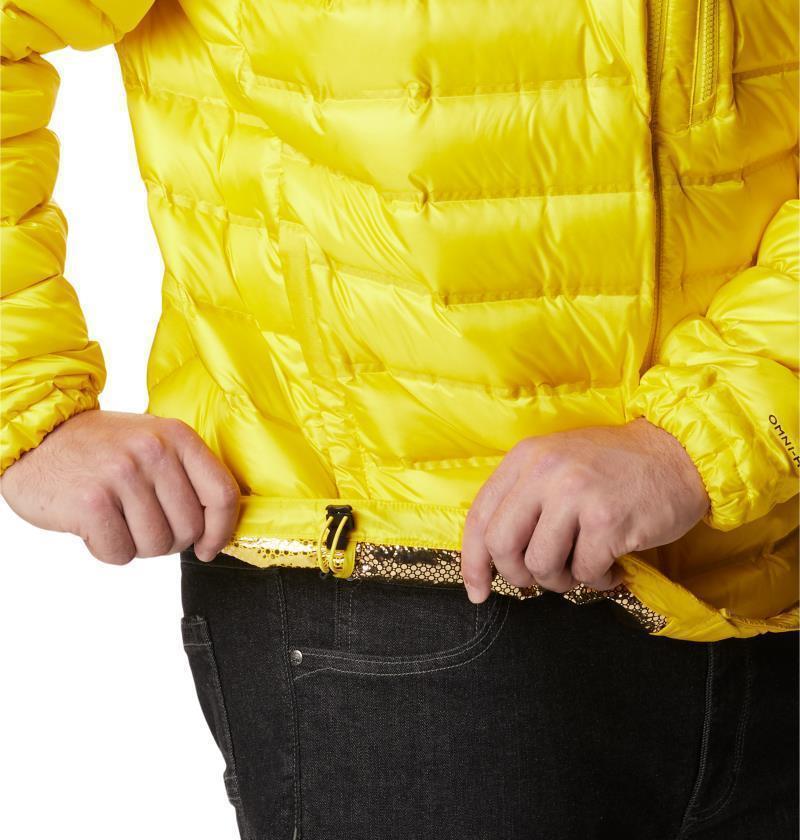 Pebble Peak Down Hooded Jacket - Big - Mens - Laser Lemon 7