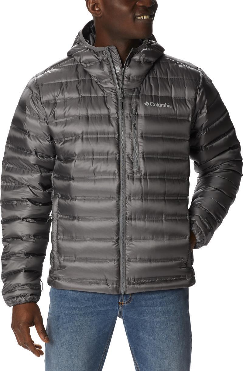 Pebble Peak Down Hooded Jacket - Tall - Mens - City Grey 1