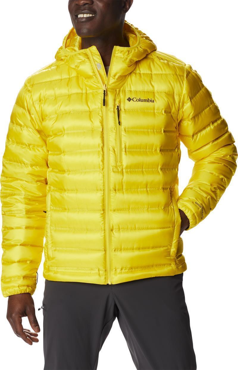 Pebble Peak Down Hooded Jacket - Tall - Mens - Laser Lemon 1