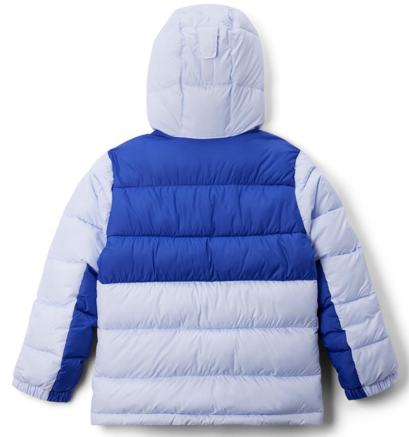 Pike Lake II Hooded Jacket - Youth - Snowdrift / Clematis Blue 2