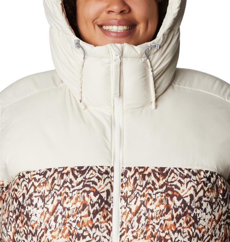 Pike Lake II Insulated Jacket - Plus - Womens - Chalk / Warm Copper Terrain Print 6