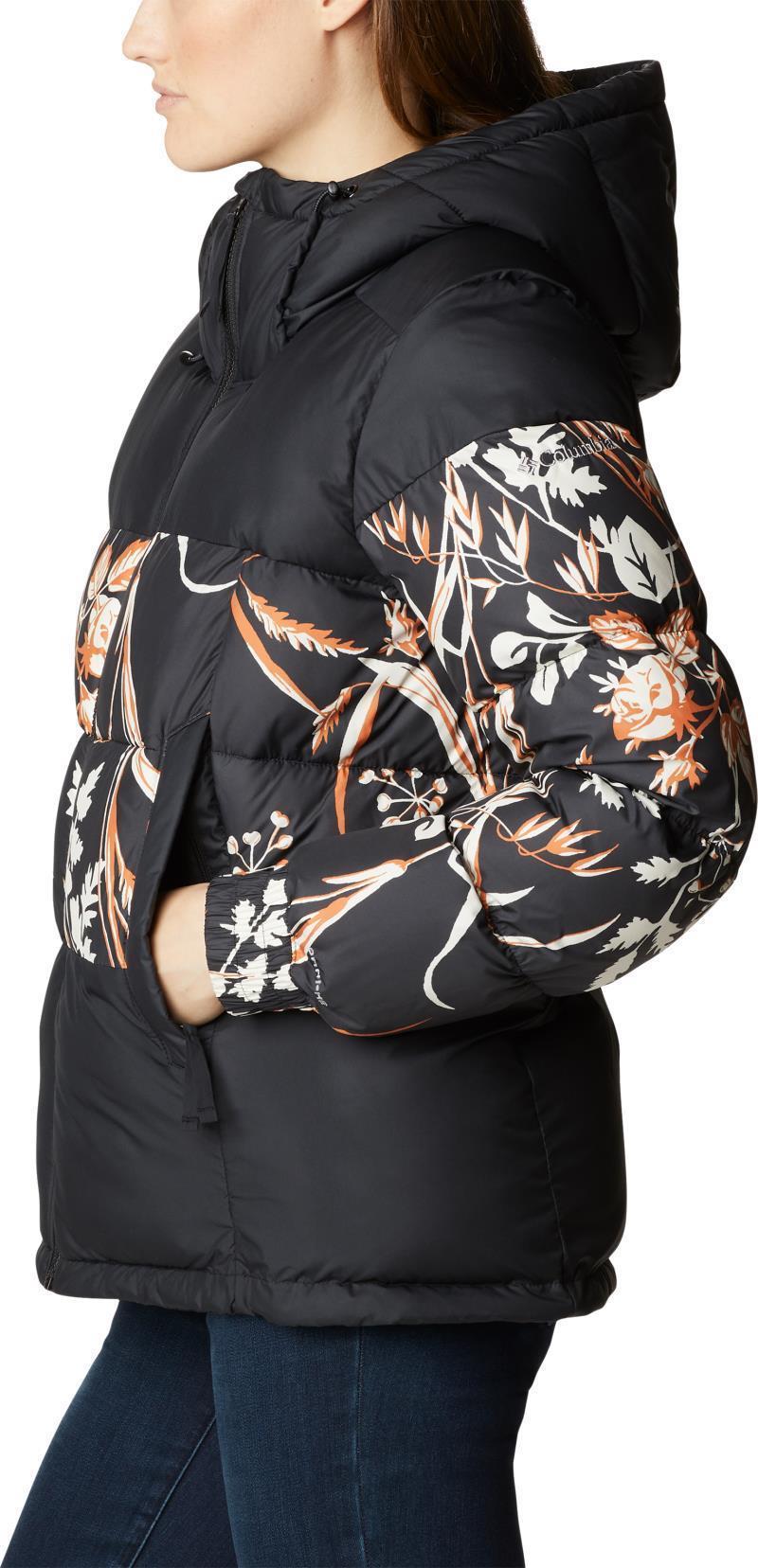 Pike Lake II Insulated Jacket - Womens - Black / Black Fallgrass Print 5