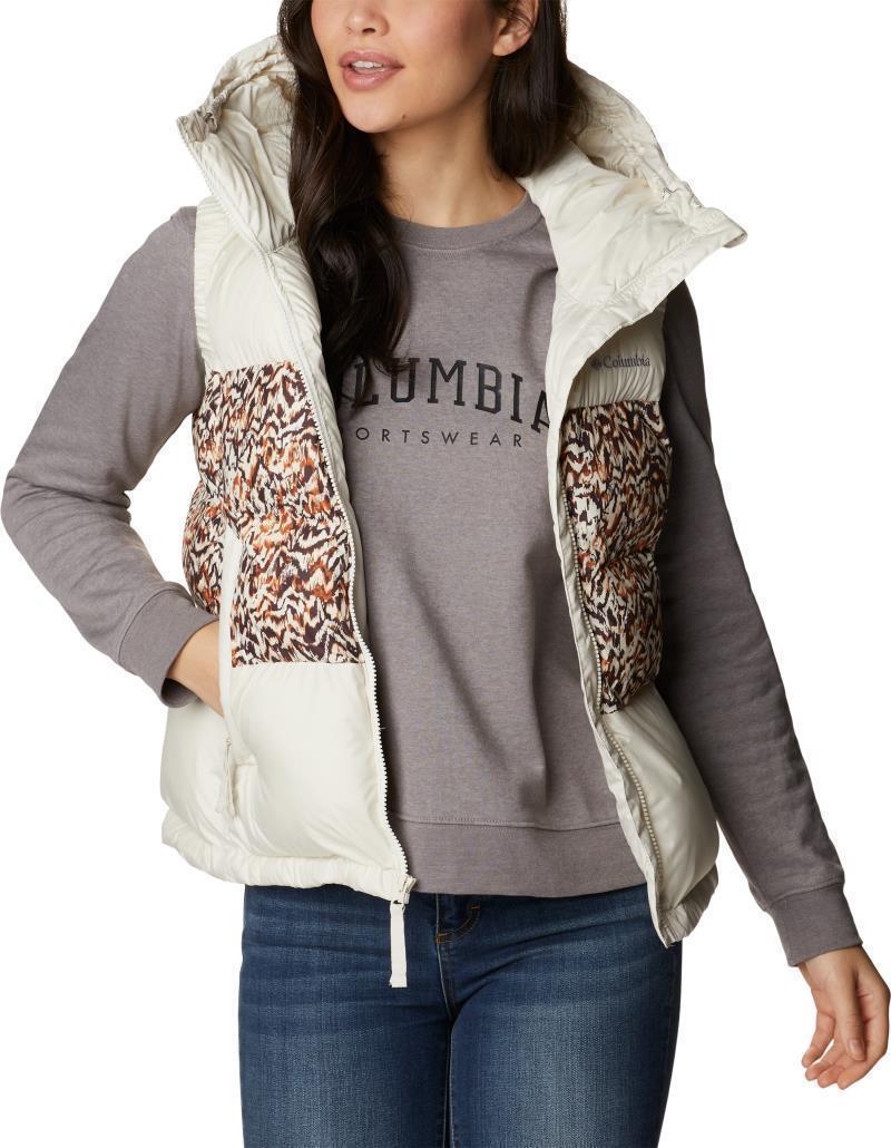 Pike Lake II Insulated Vest - Womens - Chalk / Chalk Terrain Print 3