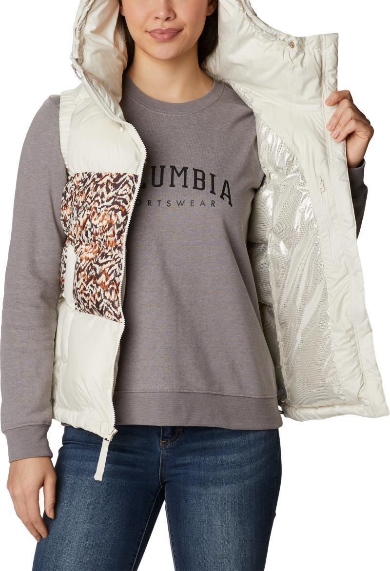 Pike Lake II Insulated Vest - Womens - Chalk / Chalk Terrain Print 4