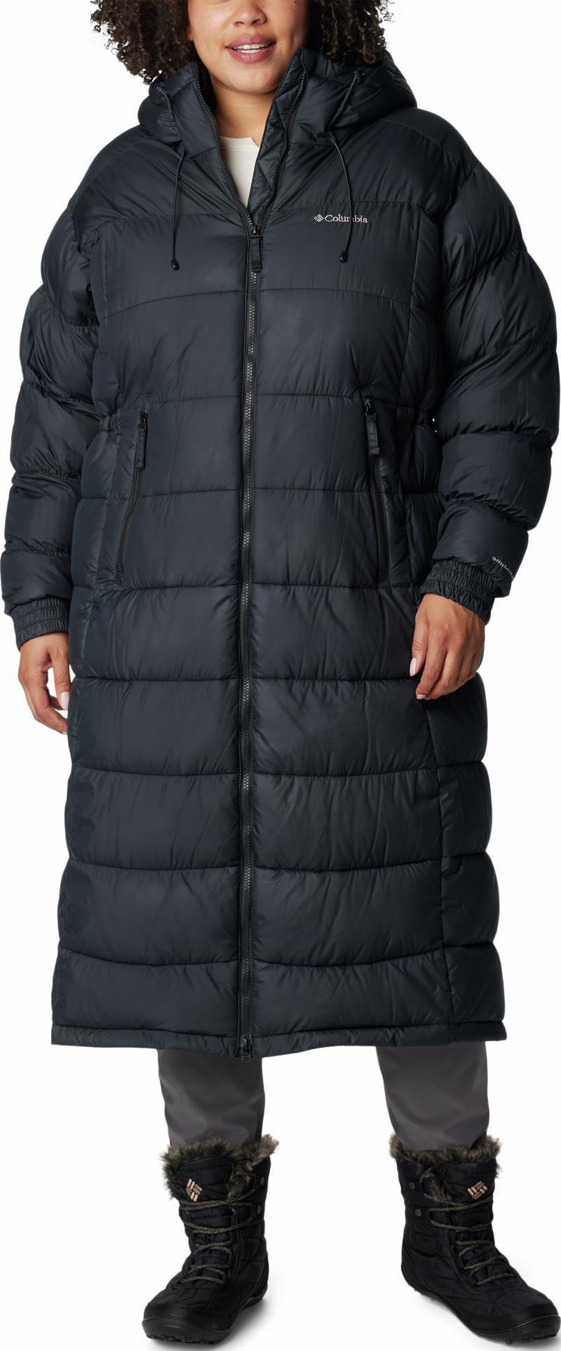 Pike Lake II Long Jacket - Plus - Womens - Black 1