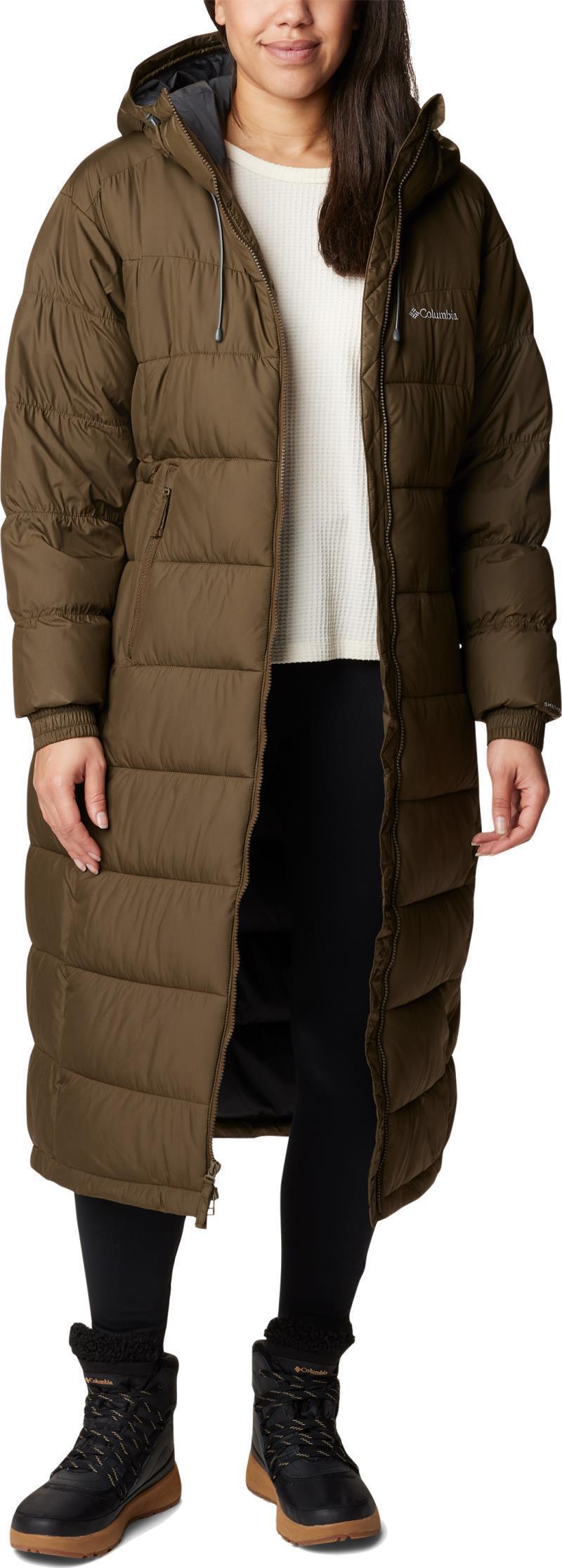 Pike Lake II Long Jacket - Womens - Olive Green 3