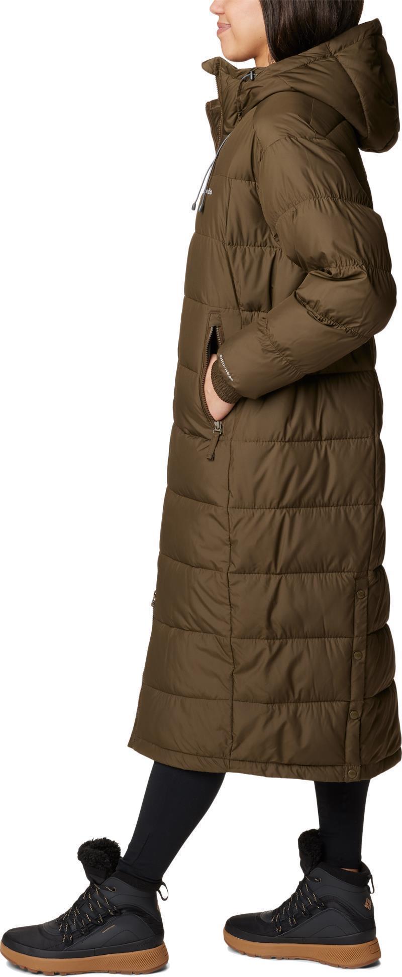 Pike Lake II Long Jacket - Womens - Olive Green 4