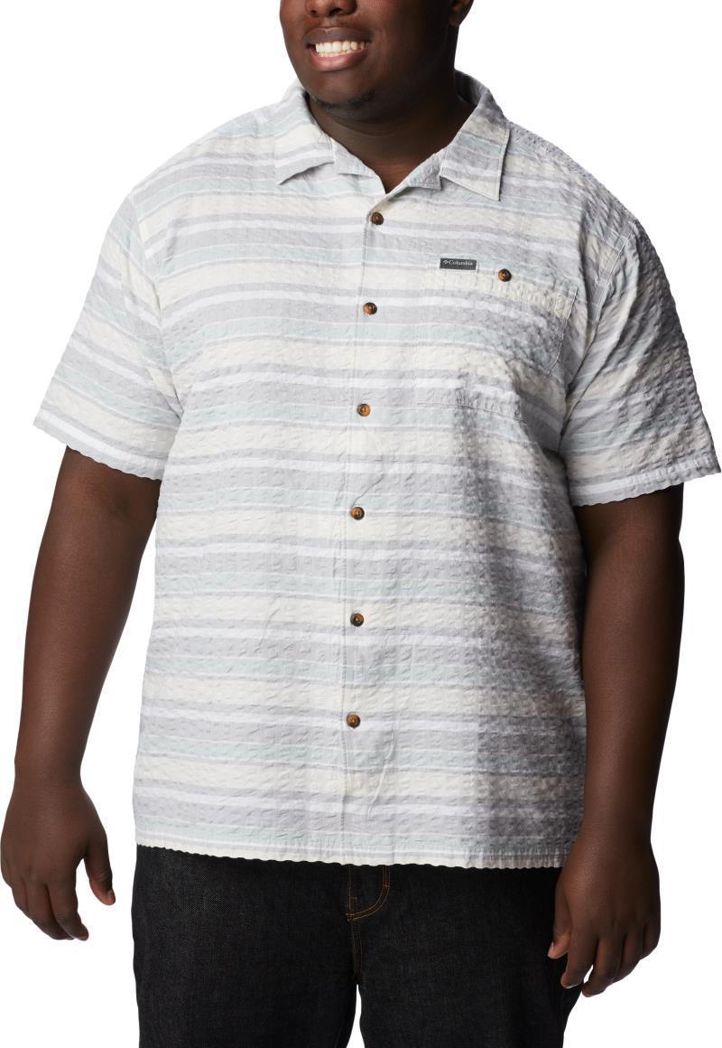 Pine Canyon SS - Big - Mens - Columbia Grey Stripe 1