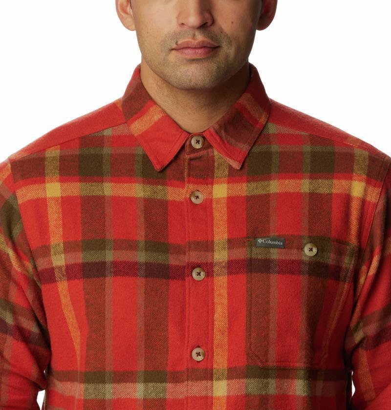 Pitchstone Heavyweight Flannel Shirt - Mens - Warp Red Macro Multi 3