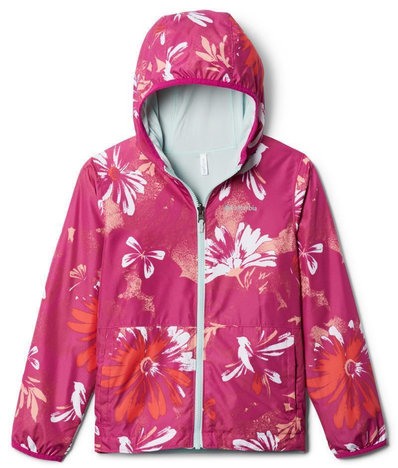 Pixel Grabber Reversible Jacket - Youth - Wild Fuchsia Daisy Party Multi 3