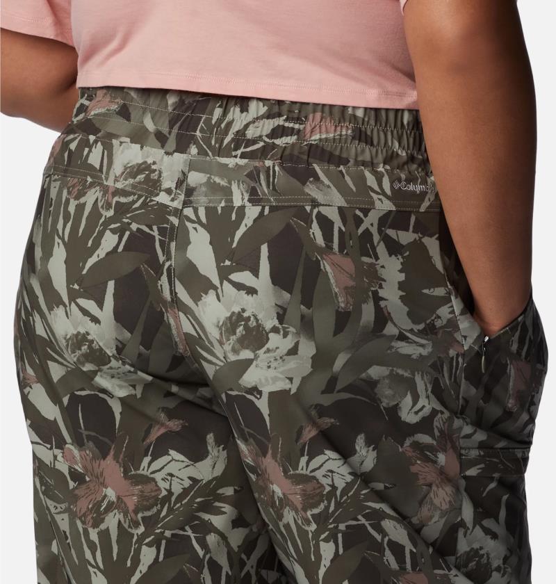 Pleasant Creek Jogger - Plus - Womens - stone green / floriculture 1