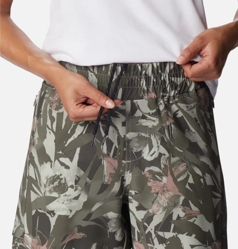 Pleasant Creek Jogger - Womens - Stone Green / Floriculture 4