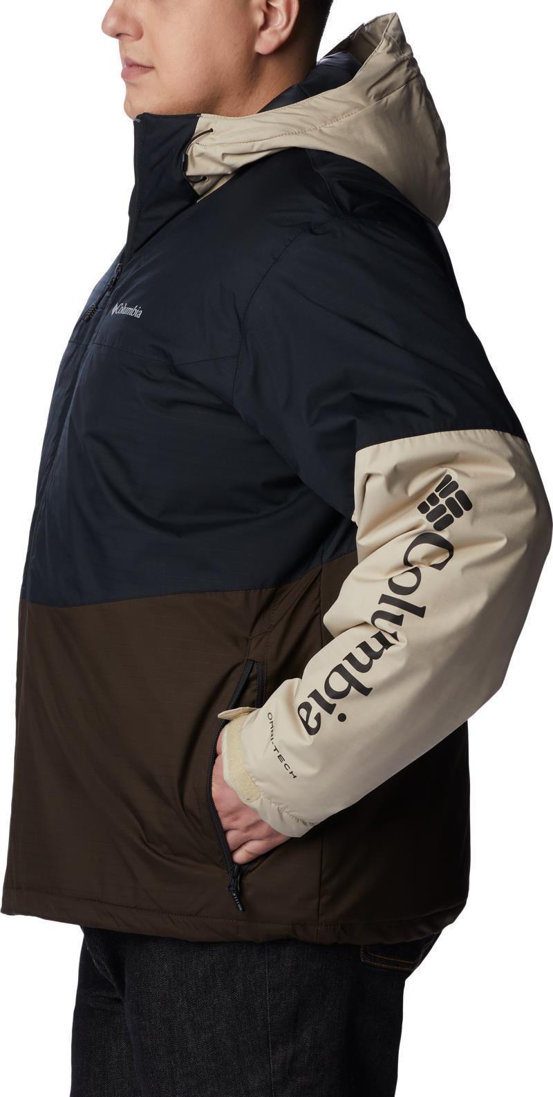 Point Park Insulated Jacket - Big - Mens - Black / Cordovan / Ancient Fossil 5