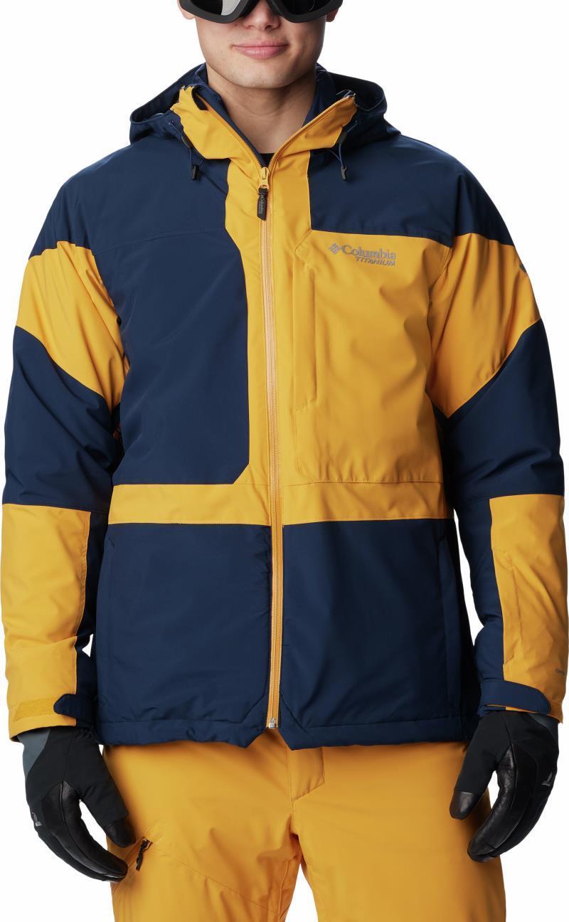 Powder Canyon Interchange II Jacket - Mens - Collegiate Navy / Raw Honey 1