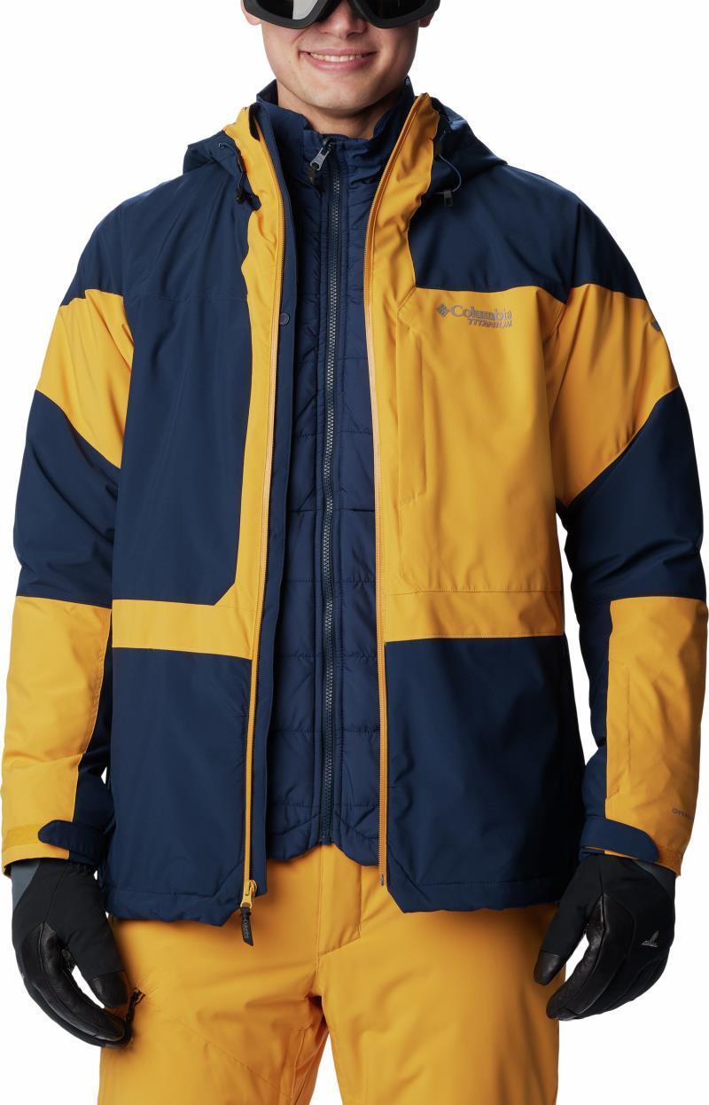 Powder Canyon Interchange II Jacket - Mens - Collegiate Navy / Raw Honey 8