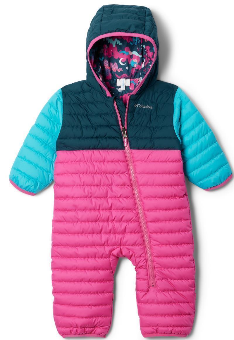 Powder Lite Reversible Bunting - Infant - Pink Ice / Night Wave / Geyser 1