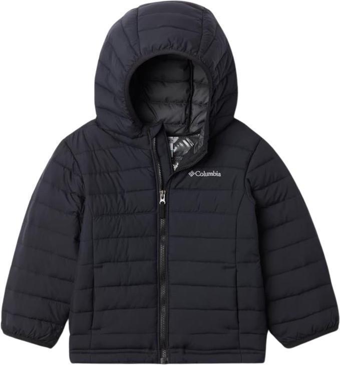 Powder Lite Hooded Jacket - Toddler Boys - Black 1