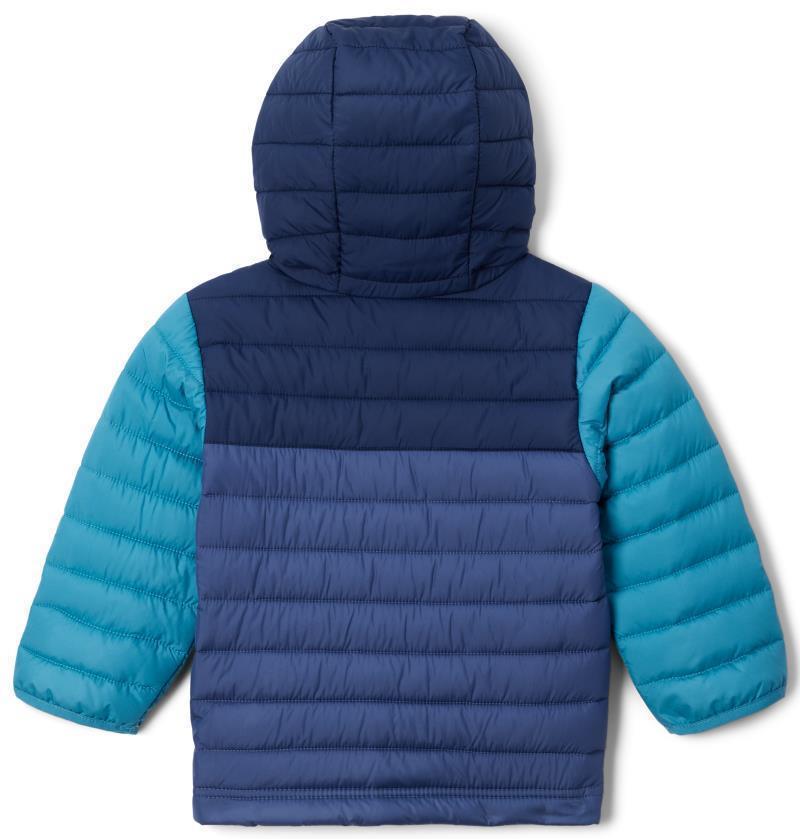 Powder Lite Hooded Jacket - Toddler Boys - Dark Mountain / Collegiate Navy / Shasta 2