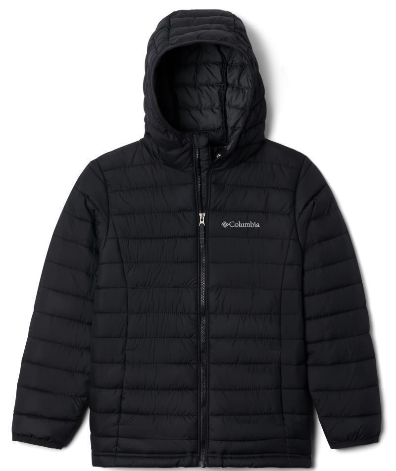 Powder Lite Hooded Jacket - Youth Boys - Black 1